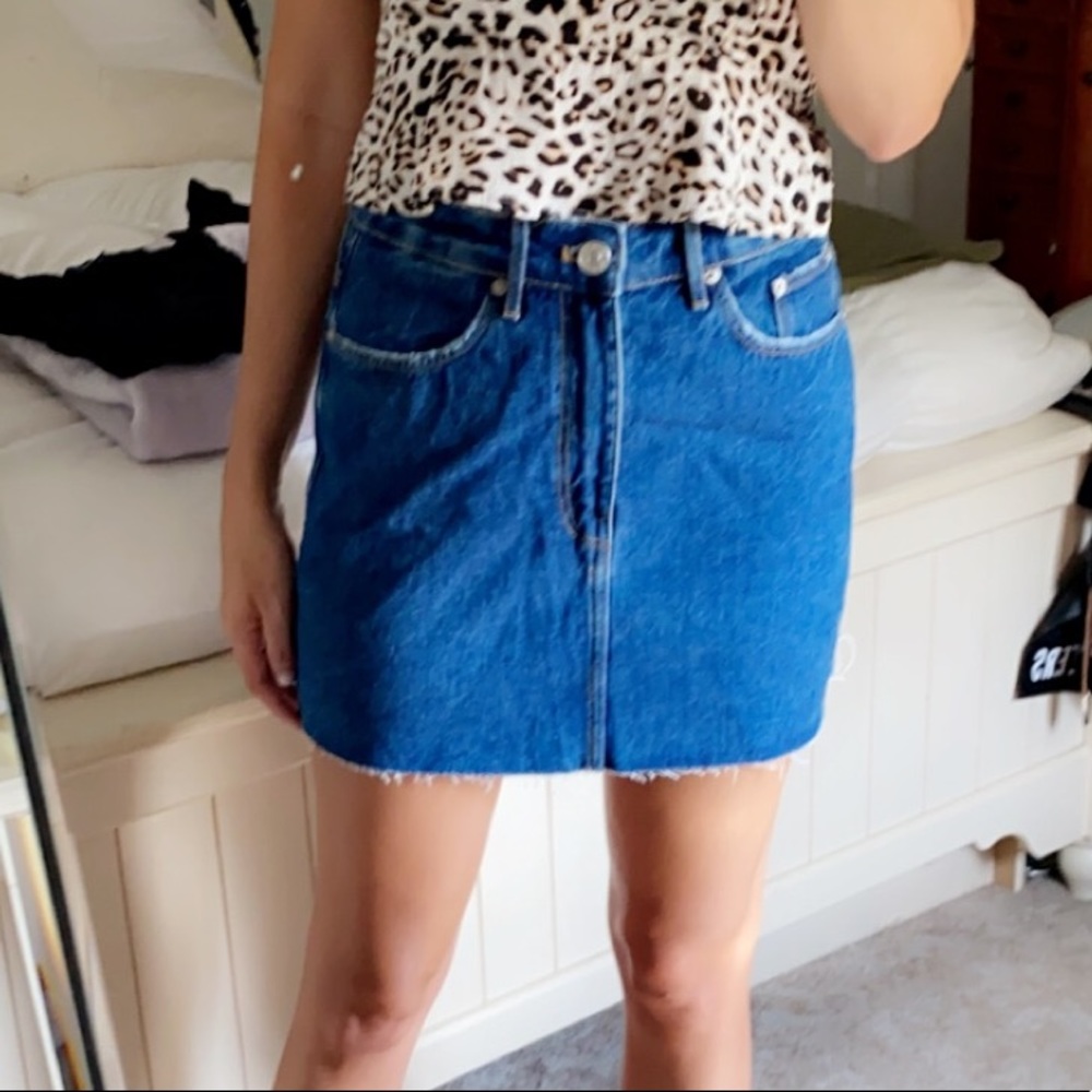 Jean skirt from zara